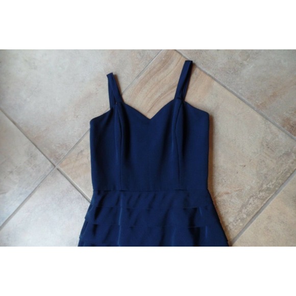 Tomasz Starzewski Layered Ruffle Silk Sheath Dress - Picture 3 of 8